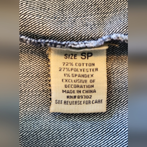 Earl Jeans Dark Blue Denim Jacket - Picture 10 of 10